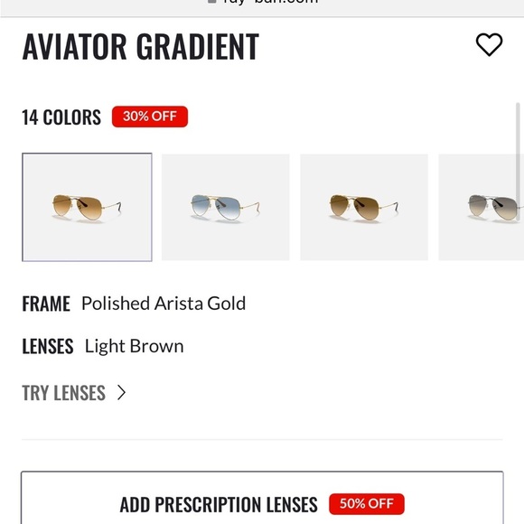 New Never Worn Unisex Ray-ban Aviator Large Metal RB3025 - Picture 11 of 14